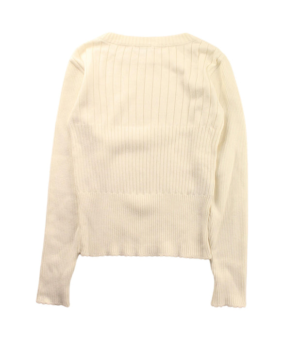 A Ivory Knit Sweaters from Tocca in size 7Y for girl. (Back View)
