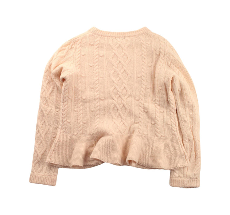 A Beige Knit Sweaters from Tocca in size 7Y for girl. (Back View)