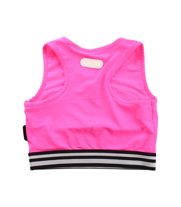 A Pink Sleeveless T Shirts from GCDS in size 10Y for girl. (Back View)