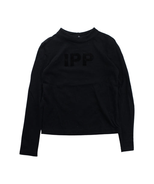 A Black Long Sleeve T Shirts from I Pinco Pallino in size 8Y for boy. (Front View)