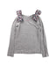 A Grey Long Sleeve Tops from I Pinco Pallino in size 8Y for girl. (Front View)