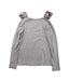 A Grey Long Sleeve Tops from I Pinco Pallino in size 8Y for girl. (Back View)