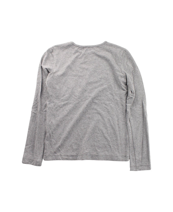 A Grey Long Sleeve T Shirts from I Pinco Pallino in size 8Y for neutral. (Back View)