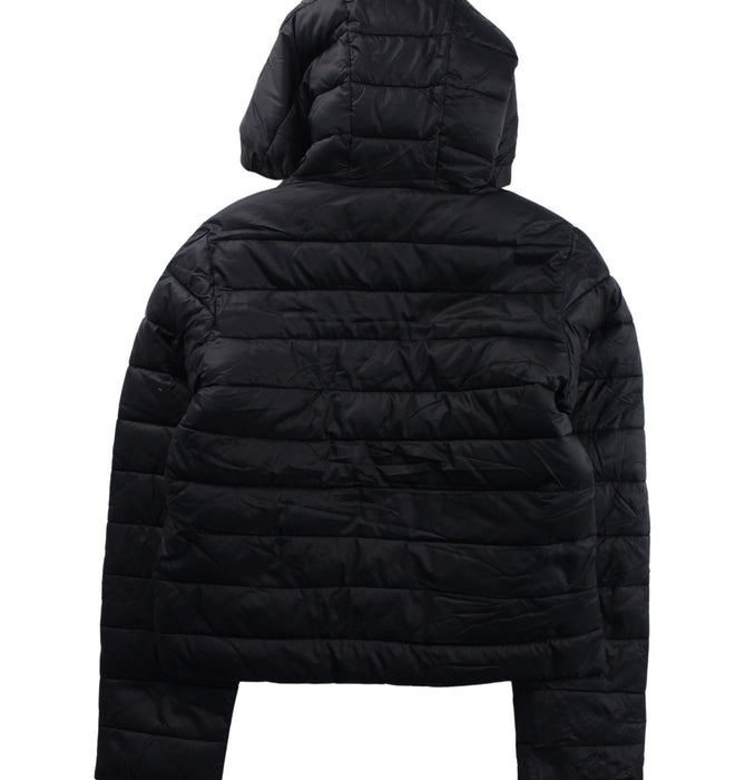 A Black Puffer/Quilted Jackets from I Pinco Pallino in size 8Y for boy. (Back View)