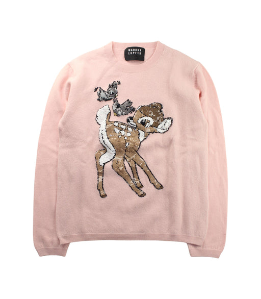 A Pink Knit Sweaters from Markus Lupfer in size 12Y for girl. (Front View)