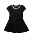 A Black Short Sleeve Dresses from John Galliano in size 6T for girl. (Front View)