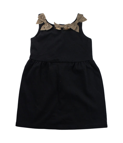 A Black Sleeveless Dresses from Janie & Jack in size 4T for girl. (Front View)