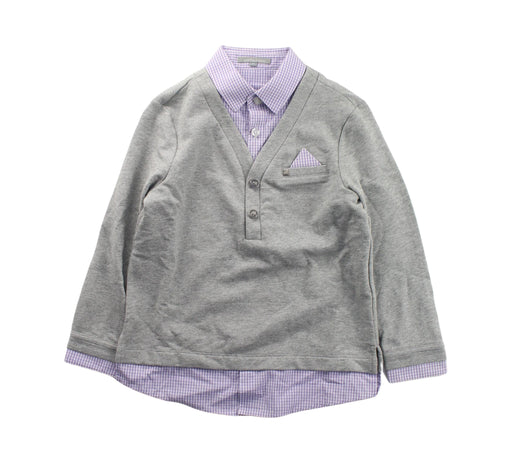 A Grey Long Sleeve Tops from Nicholas & Bears in size 6T for boy. (Front View)