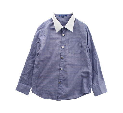 A Blue Long Sleeve Shirts from Nicholas & Bears in size 6T for boy. (Front View)