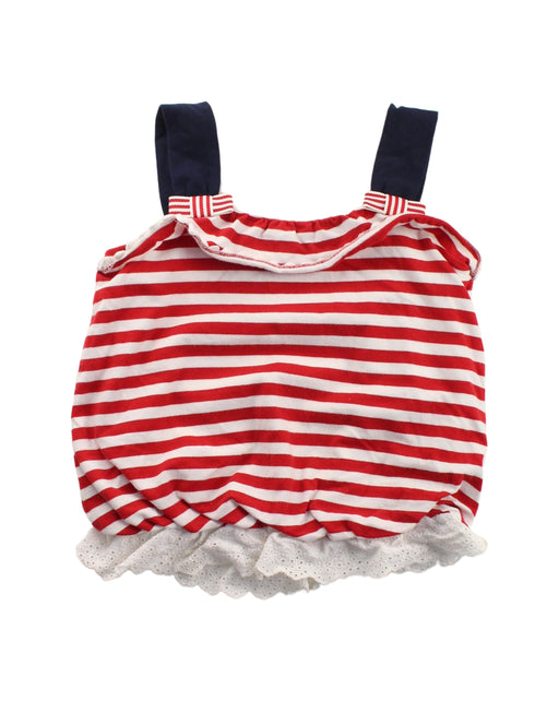 A Red Sleeveless Tops from Nicholas & Bears in size 10Y for girl. (Front View)