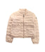 A Beige Puffer/Quilted Jackets from Moncler in size 8Y for boy. (Front View)