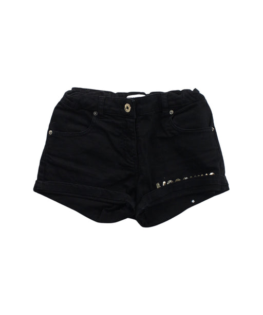 A Black Shorts from Moschino in size 8Y for girl. (Front View)