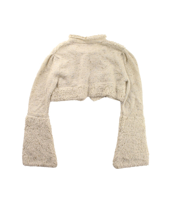 A Ivory Cardigans from I Pinco Pallino in size 8Y for girl. (Back View)