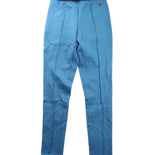 A Blue Casual Pants from I Pinco Pallino in size 10Y for girl. (Front View)