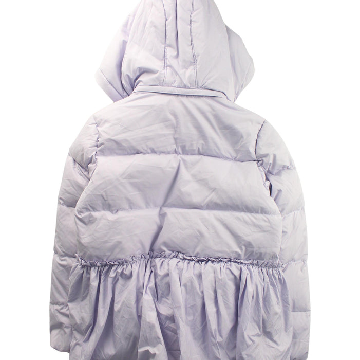 A Purple Puffer/Quilted Coats & Outerwear from Mezzo Piano in size 10Y for girl. (Back View)
