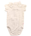 A White Short Sleeve Bodysuits from Jacadi in size 6-12M for girl. (Front View)