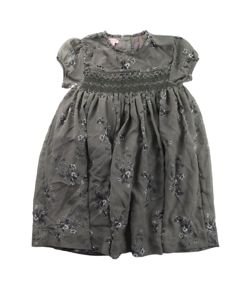 A Green Short Sleeve Dresses from Gocco in size 4T for girl. (Front View)