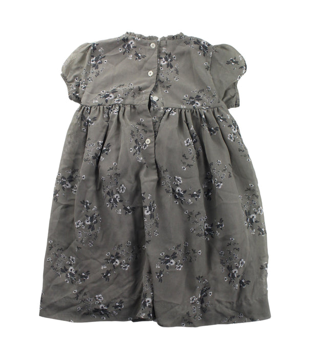 A Green Short Sleeve Dresses from Gocco in size 4T for girl. (Back View)