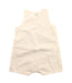 A White Sleeveless Rompers from Petit Bateau in size 6-12M for boy. (Back View)
