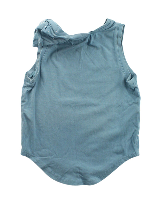 A Teal Sleeveless Tops from Angel's Face in size 2T for girl. (Back View)