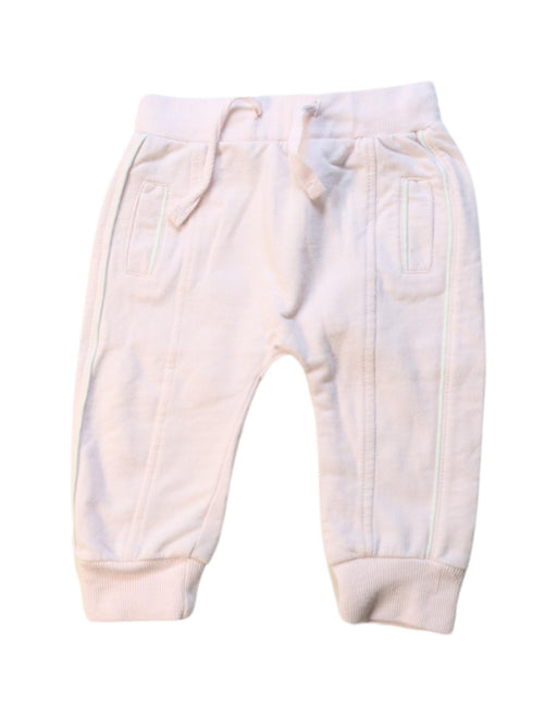 A Pink Sweatpants from Seed in size 3-6M for girl. (Front View)