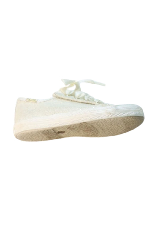 A Ivory Sneakers from Keds in size 18-24M for girl. (Front View)