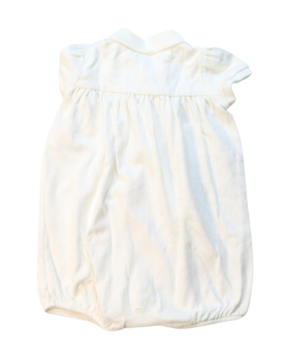 A Pink Short Sleeve Rompers from Ralph Lauren in size 6-12M for girl. (Back View)