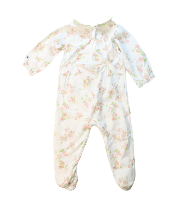 A Multicolour Onesies from Petit Bateau in size 3-6M for girl. (Back View)