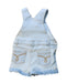 A Blue Overall Shorts from Calvin Klein in size 2T for girl. (Back View)