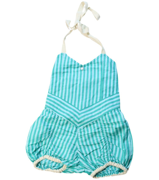 A Multicolour Sleeveless Rompers from Lulu Stars in size 3T for girl. (Front View)