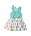 A Multicolour Sleeveless Dresses from DPAM in size 2T for girl. (Front View)