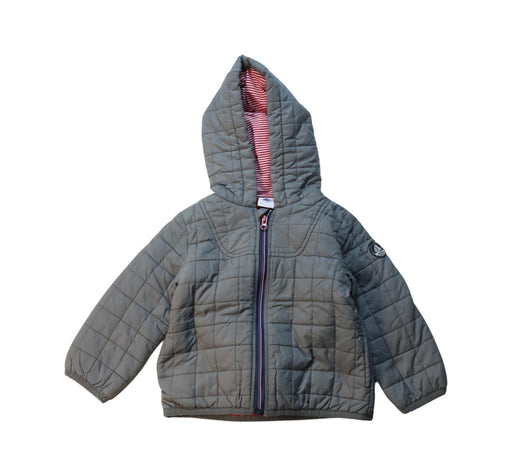 A Multicolour Puffer/Quilted Jackets from Petit Bateau in size 12-18M for neutral. (Front View)