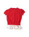 A Red Short Sleeve Tops from Ferrari in size 3T for girl. (Back View)