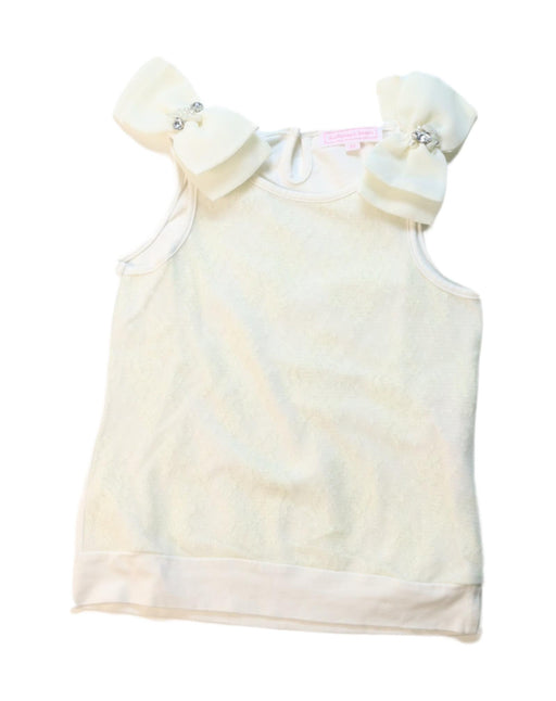 A Ivory Sleeveless Tops from Nicholas & Bears in size 2T for girl. (Front View)
