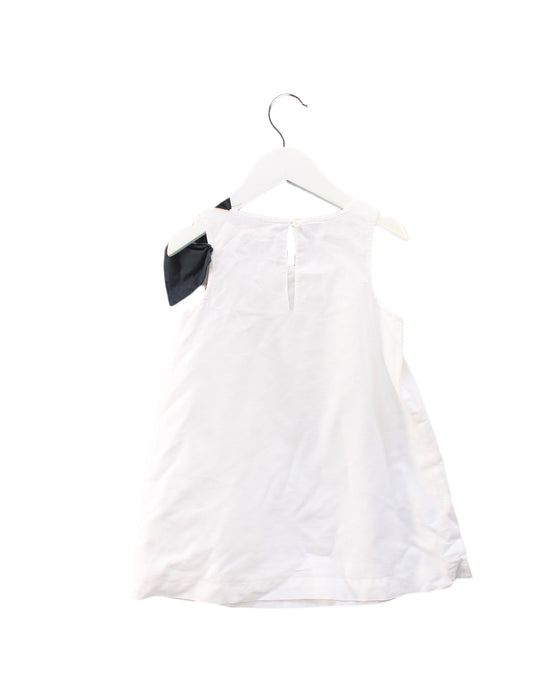 A White Sleeveless Dresses from Country Road in size 2T for girl. (Back View)