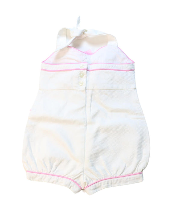 A Pink Sleeveless Rompers from Janie & Jack in size 2T for girl. (Back View)