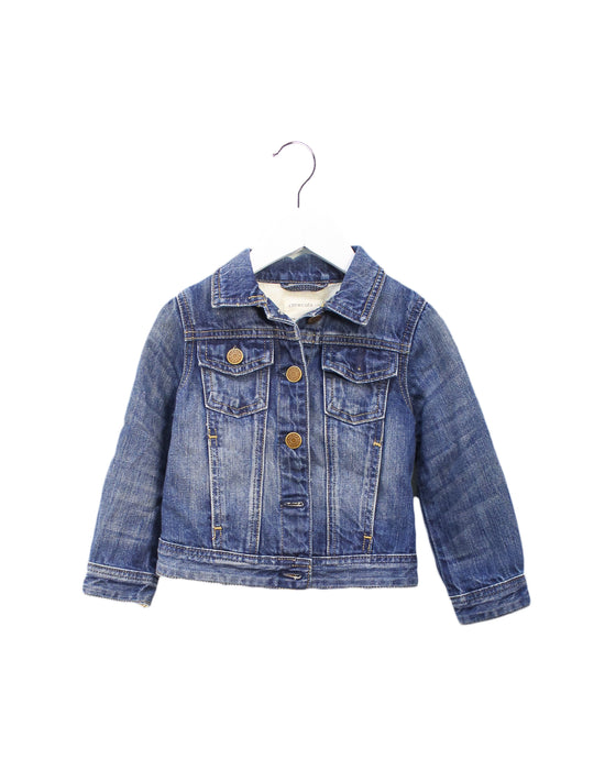 A Blue Lightweight Jackets from Crewcuts in size 3T for girl. (Front View)
