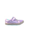 A Purple Sneakers from pediped in size 4T for girl. (Back View)