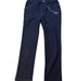 A Navy Casual Pants from Kumikyoku in size 7Y for girl. (Front View)