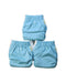 A Blue Cloth Diapers from Just Peachy in size 0-3M for neutral. (Back View)