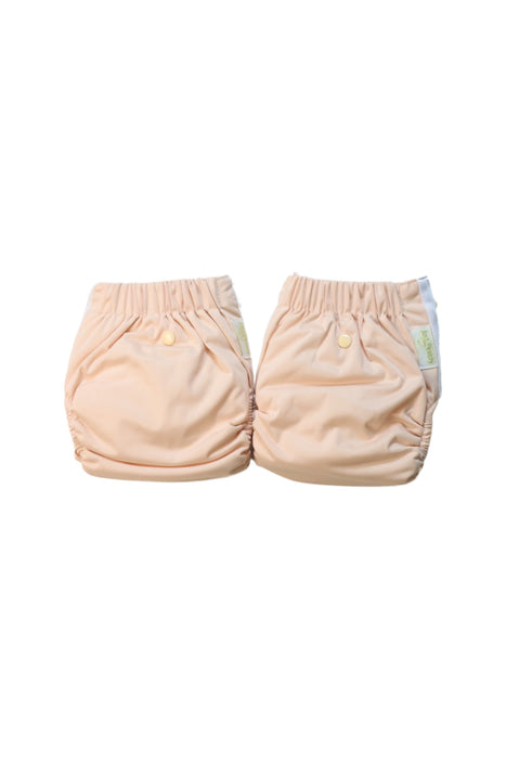 A Beige Cloth Diapers from Just Peachy in size 0-3M for girl. (Back View)