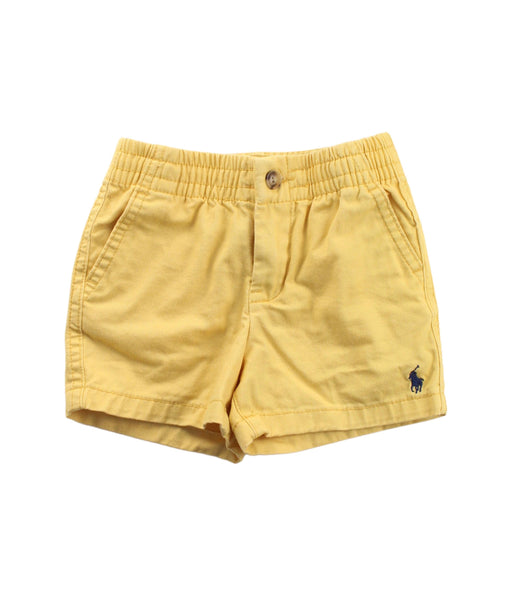 A Yellow Shorts from Ralph Lauren in size 6-12M for boy. (Front View)