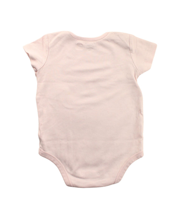 A Pink Short Sleeve Bodysuits from Ralph Lauren in size 12-18M for girl. (Back View)