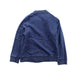 A Blue Zippered Sweatshirts from Petit Main in size 4T for boy. (Back View)