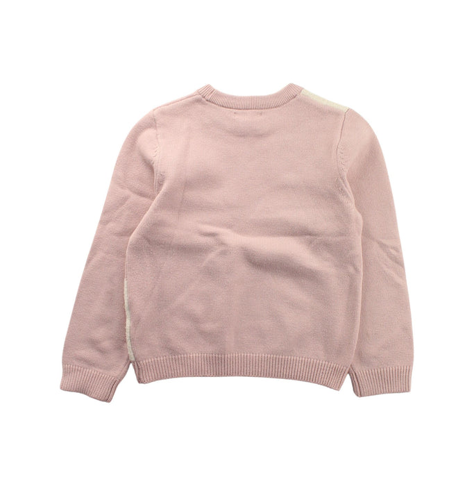A Pink Knit Sweaters from Balabala in size 5T for girl. (Back View)