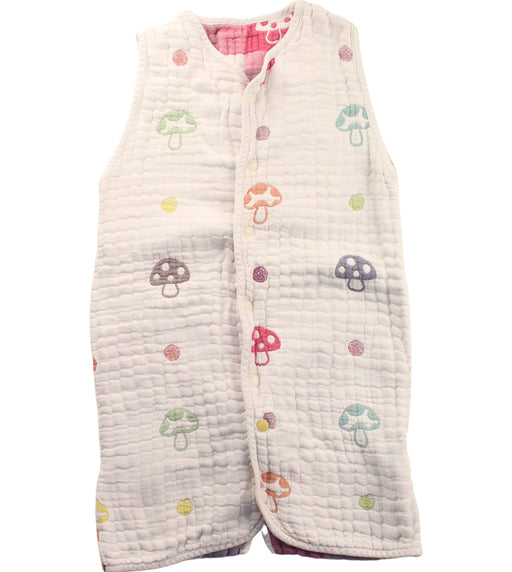 A White Sleepsacs from Hoppetta in size O/S for girl. (Front View)