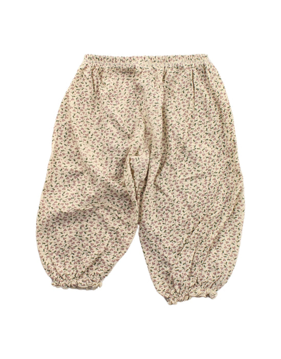 A Beige Sweatpants from Konges Sløjd in size 6-12M for girl. (Back View)