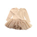 A Beige Long Sleeve Bodysuits from Konges Sløjd in size 12-18M for girl. (Front View)