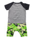 A Grey Short Sleeve Rompers from BAPE KIDS in size 12-18M for boy. (Back View)