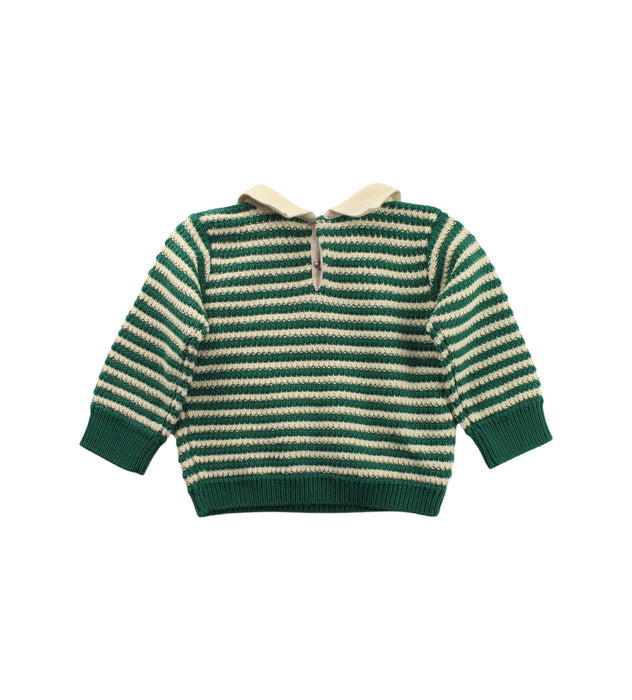 A Green Knit Sweaters from Gucci in size 3-6M for boy. (Back View)